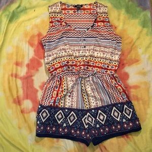 Printed Romper size XL